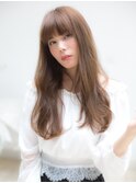 ナチュラルストレートカール