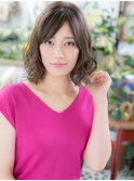 *bliss大宮*くせ毛風 小顔ふわミディスタイルa