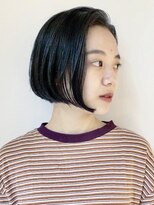 コクーン(Cocoon)&nbsp;【ACO】夏のワンサイドショート 黒髪ボブ オルチャンボブ