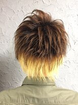 ヒロギンザ 浜松町店(HIRO GINZA)&nbsp;ポイントブリーチ×ウルフカット<メンズ/ヒロ銀座/浜松町>