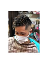 ヘアールームノア(Hair room Noa) ハードパーマスキンフェードstyle