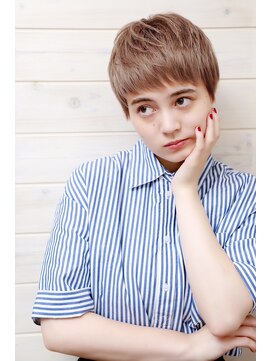 オーシャン(Ocean) [OCEAN Hair&Life藤原純] 刈り上げショート×グレージュ☆