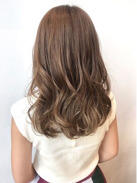 マイラ 銀座(myla) 【田村】大人可愛いラベージュグラデーションミディアムレイヤー