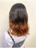 アプリコットオレンジグラデーション