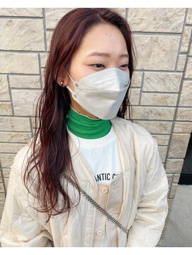 フィオーレ ヘアデザイン(FIORE hair design) ブラッドピンク ピンクブラウン