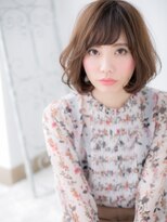 アートサロン センター北(art salon)&nbsp;センター北/髪質改善/斜めバング暖色系カラーのクラシカルボブc