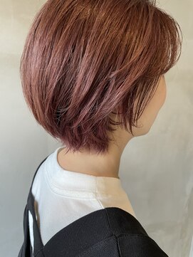 ヘアーサロンウル(hair salon ulu) （竹内）ピンクブラウンカラー