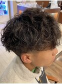 マッシュ×ツイストスパイラルパーマ