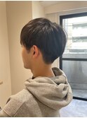 【soy-kufu】MEN'S HAIRアッシュブラックマッシュショート