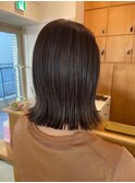 外ハネミディアム/切りっぱなしミディアム/20代30代40代