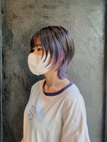 ココモ(KOKOMO) 【三谷大樹】ショートウルフ/インナーカラー/ラベンダー