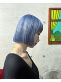 【RIKI】pail White Blue