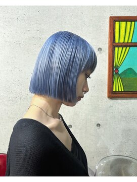 ヘアーデザイン アルエ(HAIR×design ARUE) 【RIKI】pail White Blue