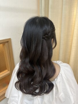 ソノ(sono) ハーフツイン ハーフアップ デートヘア イベントヘア ライブヘア