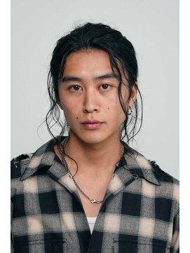 フィフス 神南(fifth) 渋谷メンズロングヘアーセンターパートスパイラルパーマ緩め◎