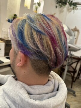 恋する毛髪研究所 金町labo 派手髪スタイル