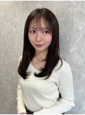 ショコラブラウン×レイヤーカット★megu