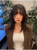 レイヤーおくれ毛前髪長岡/新潟/宮関