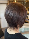 大人可愛いネオウルフ/小顔似合わせカット