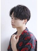 【ツイスパ】ショートセンターパート