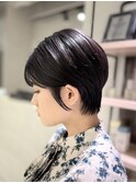 手入れがしやすい　大人ショート