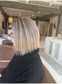 白髪ぼかしバレイヤージュ