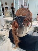 簡単ヘアアレンジ