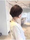 丸みショートボブ