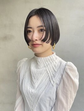 シエカ(CIECA.) ウェーブショート/セクションカラー/マッシュラインカール