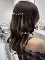 カームバイブージー(CALME by bougie)&nbsp;ブリーチを生かした、グラデーションカラー