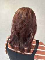 アース 新越谷店(HAIR&MAKE EARTH)&nbsp;ウルフレイヤー×セミロング