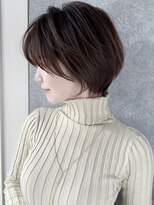 マルツ 銀座(maltu)&nbsp;大人美人ショート30代40代50代60代前髪長め髪質改善カラー銀座