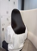 池袋/髪質改善/ケラチントリートメント/ダークブラウン