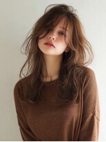 ワット 新宿店 抜け感ブラウン×無造作ウェーブ
