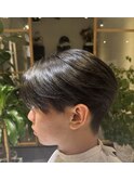 毛流れセンターパート