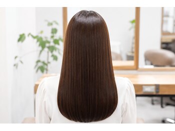 ユ ルミア(u.lumia)の写真/自然にまとまる髪質改善縮毛矯正で憧れの質感へ。ダメージに配慮した縮毛矯正♪