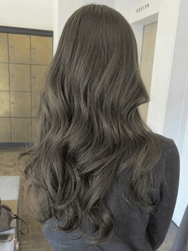 ヘアーアイスカルテット(HAIR ICI QUARTET) ブリーチなしダブルカラーオリーブベージュヘーゼル夏カラー
