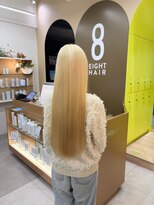 エイトヘアー(8 HAIR) リタッチで作るハイトーンブリーチ