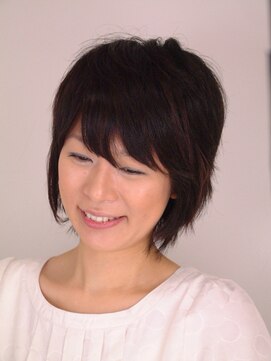 ヘアサロン ナイツ(HAIR SALON KNIGHTS) 毛先に動きのある≪重過ぎないショートボブ≫