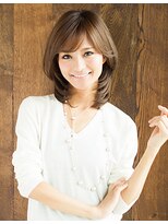 アフロート ギンザ(AFLOAT GINZA)&nbsp;毛先ワンカールでスタイリング簡単！ひし形シルエット