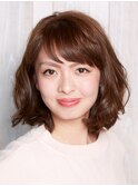 王道のナチュラルボブスタイル
