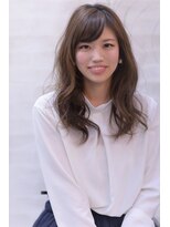 ナナナ パレナ 大津膳所店(nanana parena) 流し前髪で大人綺麗ゆる巻きヘア【nanana parena】