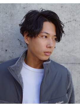 フィフス(fifth) センターパート　ツーブロック くせ毛風パーマ アップバング 5