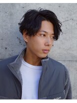 フィフス(fifth) センターパート ツーブロック くせ毛風パーマ アップバング 5