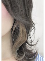 ネクストハラジュク(NEXT HARAJUKU)&nbsp;★ホワイトグレージュミニウルフデジタルパーマチェリーブラウン