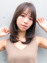 アグノス 青山(Agnos) 20代 30代 イメチェンスタイル ローライト デザインカラー 小顔