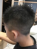 ヘアサロンアンドヘアメイクディー(hair salon hair make D)&nbsp;キッズカット/ショート/男の子/キッズ/サイドパート/可愛い/短髪