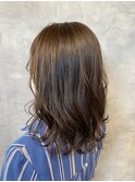 ブリーチ無しアッシュカラー♪