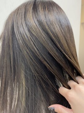 ネックス 表参道本店(nex) 【nex 表参道】白髪ぼかし ナチュラルハイライト 齋藤