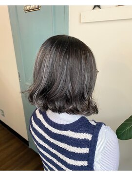ジェルム ヘアーワークス(germe hair works) 前下がりボブ
